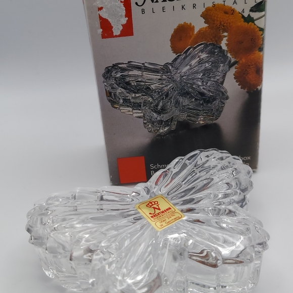 Nachtmann.           W. Germany Crystal Trinket Box Nw/oT in Original Box. - Picture 2 of 11